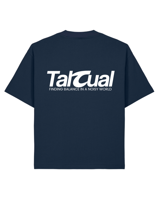 Finding balance Tee Navy