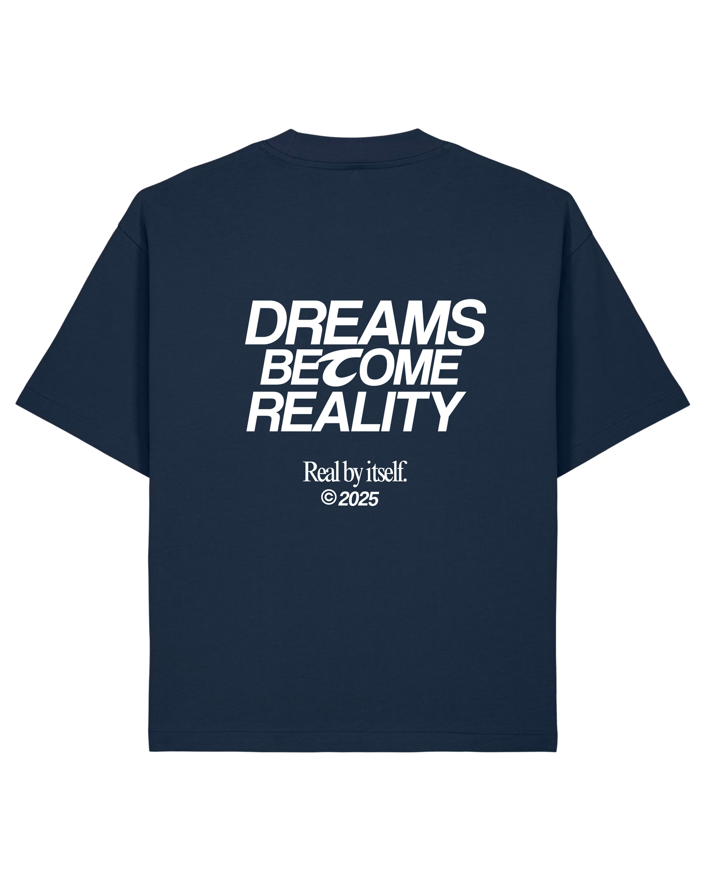 Dreams beacome reality Tee Navy