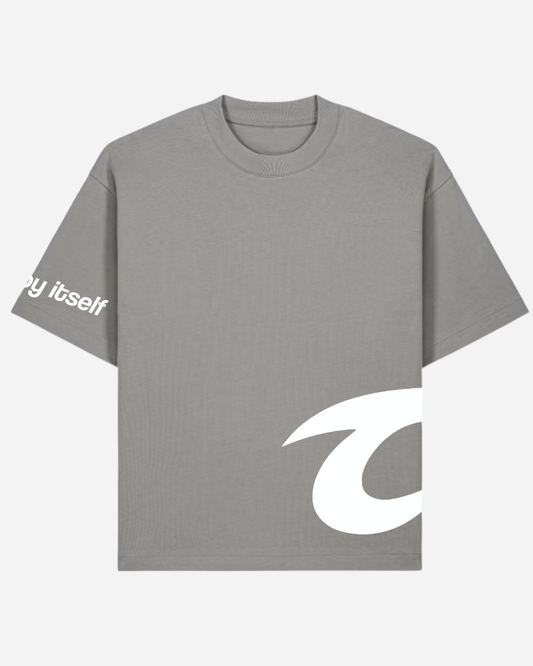Real by itself Tee Grey
