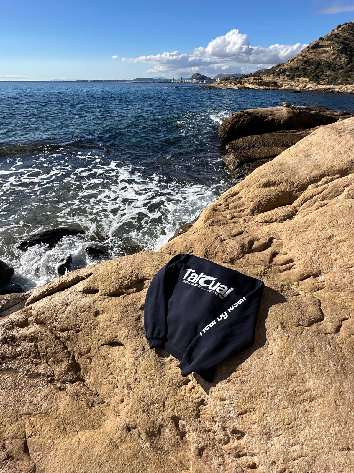 Finding Balance Hoodie navy